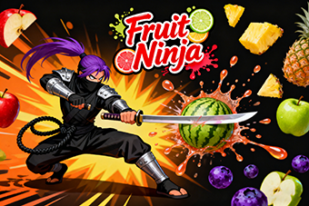 Fruit Ninja - Fruit slicing gameplay